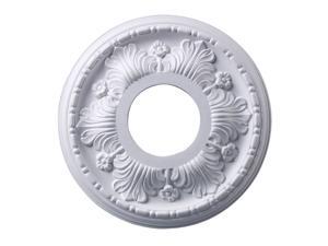 Elk Lighting Acanthus Medallion 11 Inch in White Finish - M1000WH Elk Lighting Acanthus Medallion 11 Inch in White Finish - M1000WH