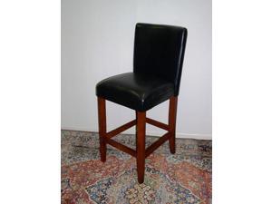 4D Concepts Deluxe Black Barstool in Black 4D Concepts Deluxe Black Barstool in Black
