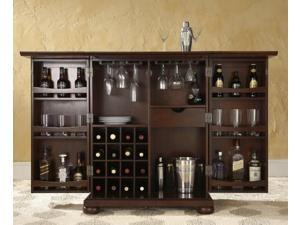 Crosley Alexandria Expandable Bar Cabinet Mahogany - KF40001AMA Crosley Alexandria Expandable Bar Cabinet Mahogany - KF40001AMA