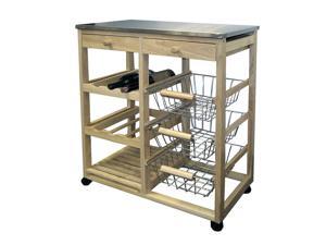 Wood Kitchen Cart By ORE Wood Kitchen Cart By ORE