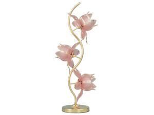 ORE International 73"H White Floor Lamp, White & Gold - K-9334W ORE International 73"H White Floor Lamp, White & Gold - K-9334W