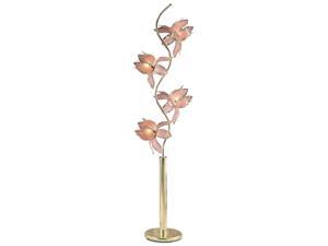 Flower Floor Lamp Brass by Ore Flower Floor Lamp Brass by Ore