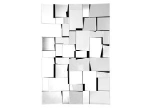 Zuo Modern Fractal Mirror Wood Frame Zuo Modern Fractal Mirror Wood Frame