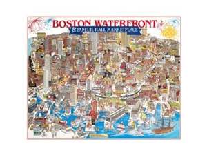 White Mountain Puzzles Boston Waterfront Jigsaw Puzzle (1000 Pieces) White Mountain Puzzles Boston Waterfront Jigsaw Puzzle (1000 Pieces)