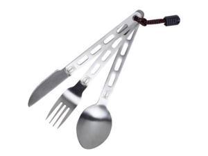 Titanium Fork, Spoon & Knife Kit Titanium Fork, Spoon & Knife Kit