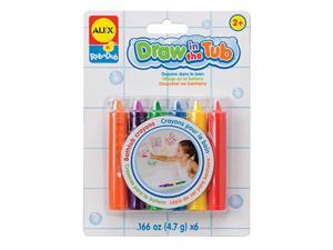DRAW IN THE TUB CRAYONS 6PK DRAW IN THE TUB CRAYONS 6PK