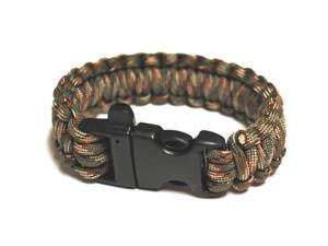 Survival Bracelet w/Whistle - OD Green C Survival Bracelet w/Whistle - OD Green C