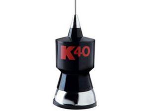 57.25 Baseload CB Antenna Kit w/Stainless Steel Whip - Black w/Red K40 Logo 57.25 Baseload CB Antenna Kit w/Stainless Steel Whip - Black w/Red K40 Logo