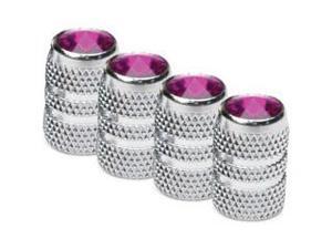 Colored Tip Valve Caps - Purple Chrome Finish 4-Pack Colored Tip Valve Caps - Purple Chrome Finish 4-Pack