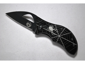 Black Spider Web Pocket Knife Black Spider Web Pocket Knife