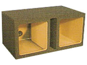 Atrend 12in Dual Vented Square Box Enclosure Kicker Comp VR L7/L5 Specific - Atrend 12KDV Atrend 12in Dual Vented Square Box Enclosure Kicker Comp VR L7/L5 Specific - Atrend 12KDV