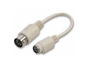 6" PS/2 Female to 5 Pin DIN Male Keyboard Adapter Cable 6" PS/2 Female to 5 Pin DIN Male Keyboard Adapter Cable
