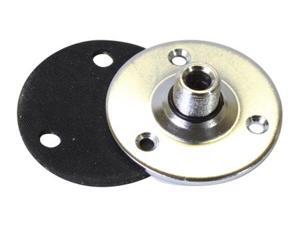 Microphone Mounting Flange - 5/8" x 27 TPI - Silver Microphone Mounting Flange - 5/8" x 27 TPI - Silver