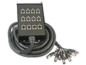 8 Send / 4 Return 49 Ft Xlr Cable Snake 8 Send / 4 Return 49 Ft Xlr Cable Snake