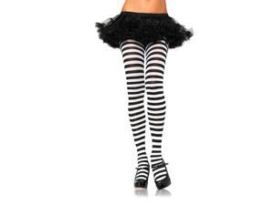 Tights Striped Plus Red/white Tights Striped Plus Red/white