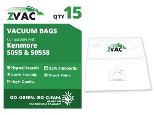 Kenmore ZVac 5055, 5057, 50558 HEPA Cloth Vacuum Bags (15 pack) Kenmore ZVac 5055, 5057, 50558 HEPA Cloth Vacuum Bags (15 pack)
