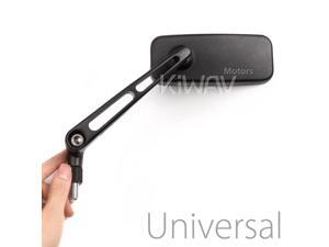 Classic MX black motorcycle Mirrors CNC aluminum universal Magazi Classic MX black motorcycle Mirrors CNC aluminum universal Magazi