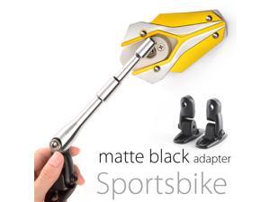 Viper yellow fairing mount motorcycle sportbike mirrors CNC aluminum w/ matte black adapter Viper yellow fairing mount motorcycle sportbike mirrors CNC aluminum w/ matte black adapter