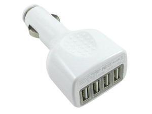 4-Port USB Car Charger - Quad Auto Power - Ideal for iPod, iPhone, GPS, Cell Phones, and More 4-Port USB Car Charger - Quad Auto Power - Ideal for iPod, iPhone, GPS, Cell Phones, and More