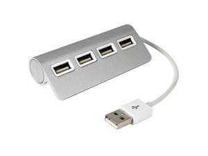 Premium Aluminum 4 Port USB Hub - Sleek Apple-Styled Design Ideal For Macbook, iMac, Vaio, and More Premium Aluminum 4 Port USB Hub - Sleek Apple-Styled Design Ideal For Macbook, iMac, Vaio, and More