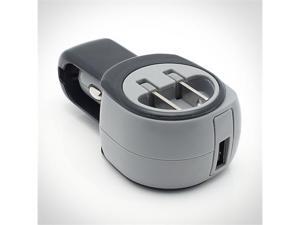 High Output Travel Charger for iPad, iPad 2, iPad 3, Tablets, iPhones, Smartphones, and More - AC Wall Charger and 12V DC Car Charger in One with 2.1A USB Output Port High Output Travel Charger for iPad, iPad 2, iPad 3, Tablets, iPhones, Smartphones, and More - AC Wall Charger and 12V DC Car Charger in One with 2.1A USB Output Port