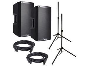 Alto TS212W Powered Speaker Bundle w/ Stands Cables Alto TS212W Powered Speaker Bundle w/ Stands Cables