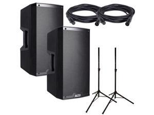 Alto TS212 Powered Speaker Bundle w/ Stands Cables Alto TS212 Powered Speaker Bundle w/ Stands Cables