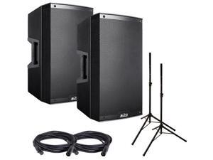 Alto TS215 Powered Speaker Bundle w/Stands Cables Alto TS215 Powered Speaker Bundle w/Stands Cables
