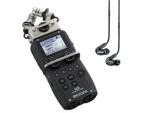 Zoom H5 Recorder w/ Shure SE215 Black Earphones Zoom H5 Recorder w/ Shure SE215 Black Earphones