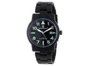 Smith & Wesson Mens SWW-167 Round Black Face with Black Stainless Steel Strap Smith & Wesson Mens SWW-167 Round Black Face with Black Stainless Steel Strap