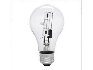 Bulbrite 115052 - 24PK - 53W - A19 - Medium Base - 120V - 2900K - 1,000Hrs - Dimmable - Clear - Halogen Light Bulbs Bulbrite 115052 - 24PK - 53W - A19 - Medium Base - 120V - 2900K - 1,000Hrs - Dimmable - Clear - Halogen Light Bulbs