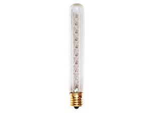 Bulbrite 707503 - 100PK - 9W - T6.5 Tube - Candelabra Base - 120V - 2500K - 30,000Hrs - Clear - Incandescent Exit Bulbs Bulbrite 707503 - 100PK - 9W - T6.5 Tube - Candelabra Base - 120V - 2500K - 30,000Hrs - Clear - Incandescent Exit Bulbs
