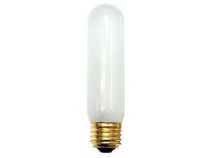 Bulbrite 704225 - 50PK - 25W - T10 Tube - Medium Base - 130V - 2800K - 2,500Hrs - Frost - High Output - Incandescent Bulbrite 704225 - 50PK - 25W - T10 Tube - Medium Base - 130V - 2800K - 2,500Hrs - Frost - High Output - Incandescent