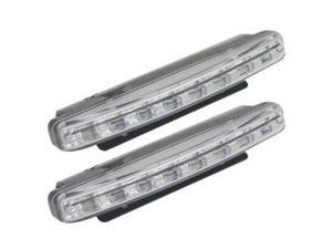 Absolute DRL8BW Universal DRL LED Slim Daytime Running Lamp with 8 Super White Bright Leds Absolute DRL8BW Universal DRL LED Slim Daytime Running Lamp with 8 Super White Bright Leds