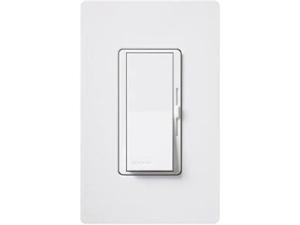 Lutron DV-10P-WH Incandescent/Halogen Preset Diva Dimmer with Locator Light, Single Pole, 1000W 120V, White Lutron DV-10P-WH Incandescent/Halogen Preset Diva Dimmer with Locator Light, Single Pole, 1000W 120V, White