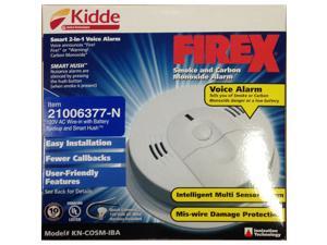 Kidde 21006377-N Combo Smoke/Carbon 120V with 9V Battery Backup Kidde 21006377-N Combo Smoke/Carbon 120V with 9V Battery Backup
