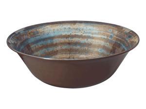 Merritt International Melamine Glazed Brown Swirl Round Bowl 11.5" Merritt International Melamine Glazed Brown Swirl Round Bowl 11.5"