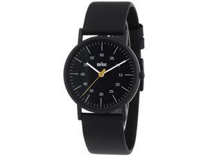 Braun Women's Black White Easy to Read Leather Band 50M Watch BN0011BKBKL Braun Women's Black White Easy to Read Leather Band 50M Watch BN0011BKBKL