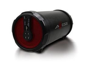 Axess Rechargeable Bluetooth 3" Subwoofer 2.1 Hi-Fi Cylinder Speaker SPBT1030-RD Axess Rechargeable Bluetooth 3" Subwoofer 2.1 Hi-Fi Cylinder Speaker SPBT1030-RD