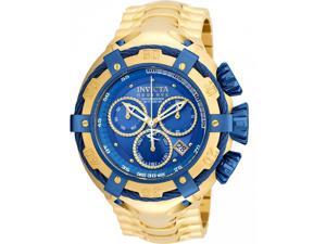 Invicta Bolt Men's Blue Dial Quartz Gold-Tone Stainless Steel Watch 21347 Invicta Bolt Men's Blue Dial Quartz Gold-Tone Stainless Steel Watch 21347