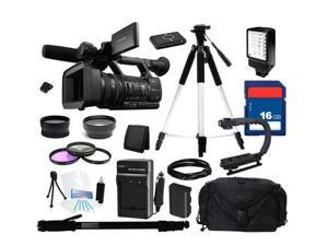 SONY HXR-NX5U Black Exmor 3CMOS 3.2" 921K LCD 20X Optical Zoom Digital HD Video Camera Recorder, Everything You Need Kit, HXR-NX5U SONY HXR-NX5U Black Exmor 3CMOS 3.2" 921K LCD 20X Optical Zoom Digital HD Video Camera Recorder, Everything You Need Kit, HXR-NX5U