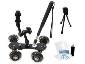 Professional Digital Camera Skater Glider Video Dolly for Canon EOS 70D DSLR Rebel 5D Mark II III 550D T2i Kiss X4 700D T5i 100D SL1 6D M EOS-1D C X 60Da 5D 600D 1100D T3 T3i Kiss X5 X50 X3 500D T1i Professional Digital Camera Skater Glider Video Dolly for Canon EOS 70D DSLR Rebel 5D Mark II III 550D T2i Kiss X4 700D T5i 100D SL1 6D M EOS-1D C X 60Da 5D 600D 1100D T3 T3i Kiss X5 X50 X3 500D T1i