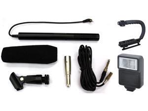 Professional Video DSLR Microphone Flash Grip for Canon EOS 70D Rebel T5i 100D SL1 5D Mark III 600D 1100D II Rebel 500D T1i Kiss X3 Rebel 650D T4i Kiss X6i T3i Professional Video DSLR Microphone Flash Grip for Canon EOS 70D Rebel T5i 100D SL1 5D Mark III 600D 1100D II Rebel 500D T1i Kiss X3 Rebel 650D T4i Kiss X6i T3i