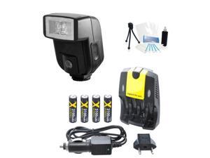 Digital Bounce Flash and AA Battery Charger Bundle for Canon EOS Rebel T5i 100D Digital Bounce Flash and AA Battery Charger Bundle for Canon EOS Rebel T5i 100D