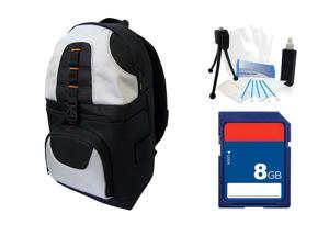 DSLR Camera Backpack Case Bag + 8GB SD Card for Canon EOS 7D 60D 5D 5D Mark 2 DSLR Camera Backpack Case Bag + 8GB SD Card for Canon EOS 7D 60D 5D 5D Mark 2
