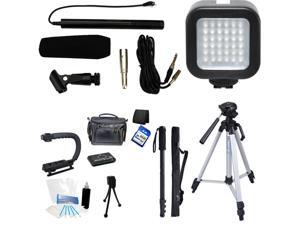 7-Piece Video & Mic Filmmaker Kit for Fujifilm XQ1 XQ2 X-S1 X-T1 X-T10 7-Piece Video & Mic Filmmaker Kit for Fujifilm XQ1 XQ2 X-S1 X-T1 X-T10