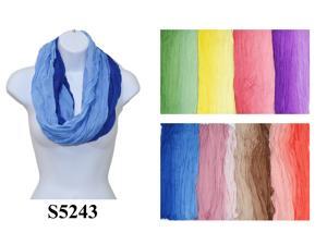 12 Pieces Wholesale Lot Women Infinity Gradient Solid Plain Color Block Chunk Circle Double Loop Scarf Wrap. S5243 12 Pieces Wholesale Lot Women Infinity Gradient Solid Plain Color Block Chunk Circle Double Loop Scarf Wrap. S5243