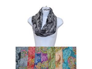 12 Pieces Wholesale Lot Women Lady Girls Infinity Scarf Flower Color Circle Double Loop Wrap. S5249 12 Pieces Wholesale Lot Women Lady Girls Infinity Scarf Flower Color Circle Double Loop Wrap. S5249