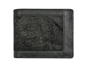 YL Fashion Animal Fur Print Pattern Bi-fold Wallet, Black YL Fashion Animal Fur Print Pattern Bi-fold Wallet, Black