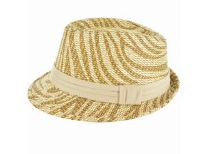 Faddism Fashion Fedora Hat in Tan Faddism Fashion Fedora Hat in Tan